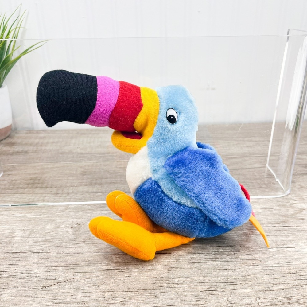 Vintage 1996 Toucan Sam Bird Fruit Loops Cereal Promo Plush Stuffed Animal Toy